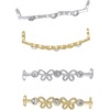 image:imageAllegra K 4 PCS Womens Shoelace Charm DIY Decorative Rhinestones Shoe Clips Faux Pearl for PartyGold Silver10