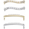 image:imageAllegra K 4 PCS Womens Shoelace Charm DIY Decorative Rhinestones Shoe Clips Faux Pearl for PartyGold Silver11