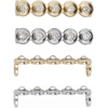 image:imageAllegra K 4 PCS Womens Shoelace Charm DIY Decorative Rhinestones Shoe Clips Faux Pearl for PartyGold Silver12