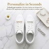 image:imageAllegra K 4 PCS Womens Shoelace Charm DIY Decorative Rhinestones Shoe Clips Faux Pearl for PartyGold Silver13