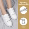 image:imageAllegra K 4 PCS Womens Shoelace Charm DIY Decorative Rhinestones Shoe Clips Faux Pearl for PartyGold Silver17