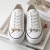 image:imageAllegra K 4 PCS Womens Shoelace Charm DIY Decorative Rhinestones Shoe Clips Faux Pearl for PartyGold Silver3
