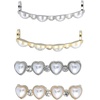 image:imageAllegra K 4 PCS Womens Shoelace Charm DIY Decorative Rhinestones Shoe Clips Faux Pearl for PartyGold Silver3