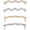 image:imageAllegra K 4 PCS Womens Shoelace Charm DIY Decorative Rhinestones Shoe Clips Faux Pearl for PartyGold Silver4