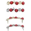 image:imageAllegra K 4 PCS Womens Shoelace Charm DIY Decorative Rhinestones Shoe Clips Faux Pearl for PartyGold Silver5
