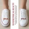 image:imageAllegra K 4 PCS Womens Shoelace Charm DIY Decorative Rhinestones Shoe Clips Faux Pearl for PartyGold Silver5