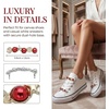 image:imageAllegra K 4 PCS Womens Shoelace Charm DIY Decorative Rhinestones Shoe Clips Faux Pearl for PartyGold Silver5