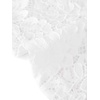image:imageAllegra K Elegant Lace Bolero Shrug for Women 34 Sleeve Stand Collar Sheer Floral Lace Cardigan TopWhite