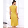 image:imageAllegra K Summer Dress for Women 2026 Elegant Sleeveless V Neck ALine Pleated Flowy Midi DressGinger