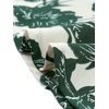 image:imageAllegra K Womens Wrap Peplum Top Blouse 2026 Summer Floral Short Sleeve Ruffle V Neck Belted ShirtsBeigegreen