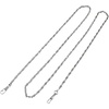image:imageAllegra K 120cm Long Silver Metal DIY Replacement Chain Straps for Purse Handbag Crossbody Bag Silver