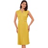 image:imageAllegra K Summer Dress for Women 2026 Elegant Sleeveless V Neck ALine Pleated Flowy Midi DressGinger