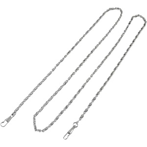image:imageAllegra K 120cm Long Silver Metal DIY Replacement Chain Straps for Purse Handbag Crossbody Bag Silver