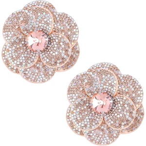 image:imageAllegra K 2 PCS Womens Rose Flower Shoe Clips Detachable Wedding Shoe Embellishment for FlatsCream