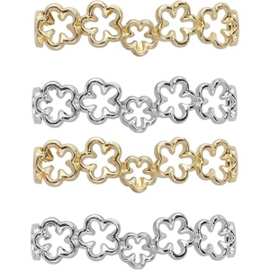 image:imageAllegra K 4 PCS Womens Shoelace Charm DIY Decorative Rhinestones Shoe Clips Faux Pearl for PartyGold Silver2