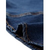 image:imageAllegra K Denim Skirt for Womens Washed High Waisted Fishtail Midi Jean SkirtsDark Blue