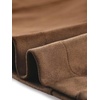 image:imageAllegra K Faux Suede Blazer for Women Lapel Collar Button Front Long Sleeve Jacket Casual Office WearBrown