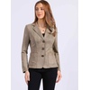 image:imageAllegra K Faux Suede Blazer for Women Lapel Collar Button Front Long Sleeve Jacket Casual Office WearDesert Tan