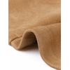 image:imageAllegra K Faux Suede Blazer for Women Lapel Collar Button Front Long Sleeve Jacket Casual Office WearKhaki