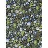 image:imageAllegra K Floral Skirt for Womens Elastic Waist ALine Midi SkirtsBlack Green