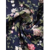 image:imageAllegra K Floral Skirt for Womens Elastic Waist ALine Midi SkirtsNavy Blue