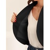 image:imageAllegra K Short Sleeve Blazers for Womens Business Casual Open Front Work Cropped Shrug JacketBlack