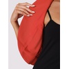 image:imageAllegra K Short Sleeve Blazers for Womens Business Casual Open Front Work Cropped Shrug JacketRed