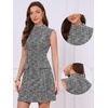 image:imageAllegra K Tweed Sheath Dress for Womens Summer Professional Work Business DressBlack