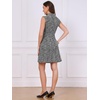 image:imageAllegra K Tweed Sheath Dress for Womens Summer Professional Work Business DressBlack