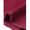 image:imageAllegra K Womens Basic Distressed High Waist Ripped Hem Washed Jeans Denim SkirtDeep Red
