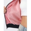 image:imageAllegra K Womens Bomber Jacket Zip Up Windbreaker Casual Lightweight Coats with PocketsRose Pink