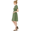 image:imageAllegra K Womens Button Down Shirt Dress Short Sleeve Casual Collared Cotton Drawstring Shirtdress Safari DressArmy Green