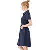 image:imageAllegra K Womens Button Down Shirt Dress Short Sleeve Casual Collared Cotton Drawstring Shirtdress Safari DressBlue