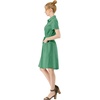 image:imageAllegra K Womens Button Down Shirt Dress Short Sleeve Casual Collared Cotton Drawstring Shirtdress Safari DressGreen
