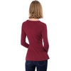 image:imageAllegra K Womens Peplum Sweater Ribbed V Neck Long Sleeve Knit Peplum TopsBurgundy