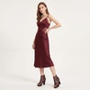 image:imageAllegra K Womens Platform Lace Peep Toe Ankle Boots Back Zip Chunky Heel BootsBurgundy