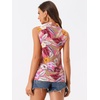 image:imageAllegra K Hawaiian Shirt for Womens Button Down Tropical Floral Summer Tops