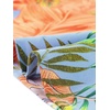 image:imageAllegra K Tropical Summer Tops for Womens Short Sleeve V Neck T Shirts Printed Blouse