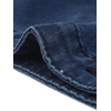 image:imageAllegra K Womens Cropped Denim Jacket Short Cap Sleeve Button Down Summer Casual Crop Jean JacketDark Blue