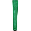 image:imageAllegra K Womens Green Glitter Boots Round Toe Chunky Heel Over the Knee High Boots 6 m US