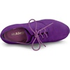 image:imageAllegra K Womens Platform Chunky Heel Lace Up Purple Booties 9 M US