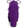 image:imageAllegra K Womens Platform Chunky Heel Lace Up Purple Booties 9 M US