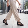 image:imageAllegra K Womens Rhinestone Hollow Out Back Zipper Platform Peeptoe SandalsBlack