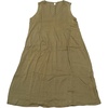 image:imageAllegra K Summer Sleeveless Dress for Womens V Neck Pleated Front Casual 2026 Swing Midi Tank DressesArmy Green