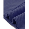 image:imageAllegra K Corduroy Overall Dress for Womens Fall Scoop Neck Sleeveless Button Down Casual Pinafore DressesDark Blue