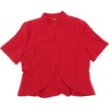image:imageAllegra K Short Sleeve Blazers for Womens Business Casual Open Front Work Cropped Shrug JacketWine Red