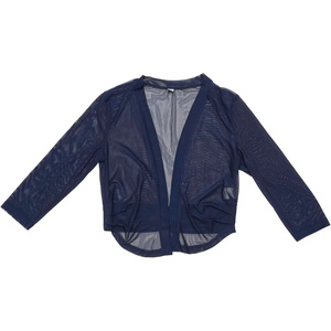 image:imageAllegra K Bolero Shrug for Womens Elegant 34 Sleeve Mesh Sheer Cardigan Formal Jacket for Evening DressesDeep Blue