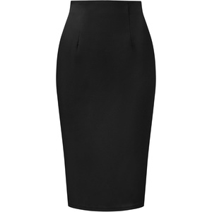 image:imageAllegra K Office Pencil Skirts for Women Dressy High Waist SkirtBlack
