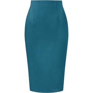 image:imageAllegra K Office Pencil Skirts for Women Dressy High Waist SkirtBlue Green