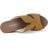 image:imageAllegra K Womens Platform Sandal Block Heel  4 34 inches Heel Slides Slingback Comfortable Faux Suede perfect for Evening Party Wedding Date NightBrown